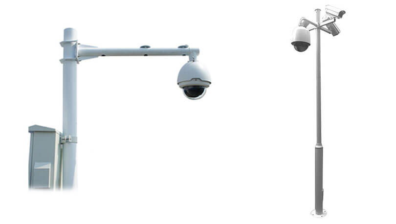 Soporte poste para camaras de vigilancia Soporte poste para camaras de vigilancia